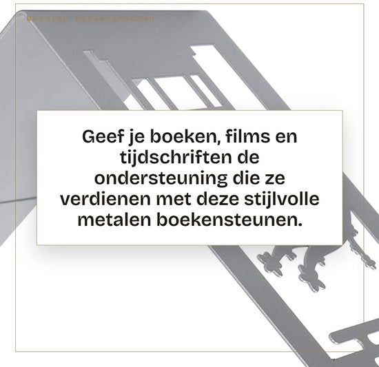 Supporti per libri antiscivolo - Supporto per libri in metallo - Supporto per libri nero - Libreria - Librerie - Resistente a urti 

Modello: 
Specifica tecnica: 
Codice prodotto: