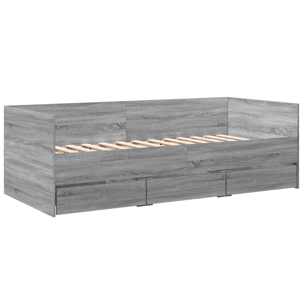 Divano letto | Sof¨¤ letto | Letto singolo con Cassetti senza Materasso 90x190 cm