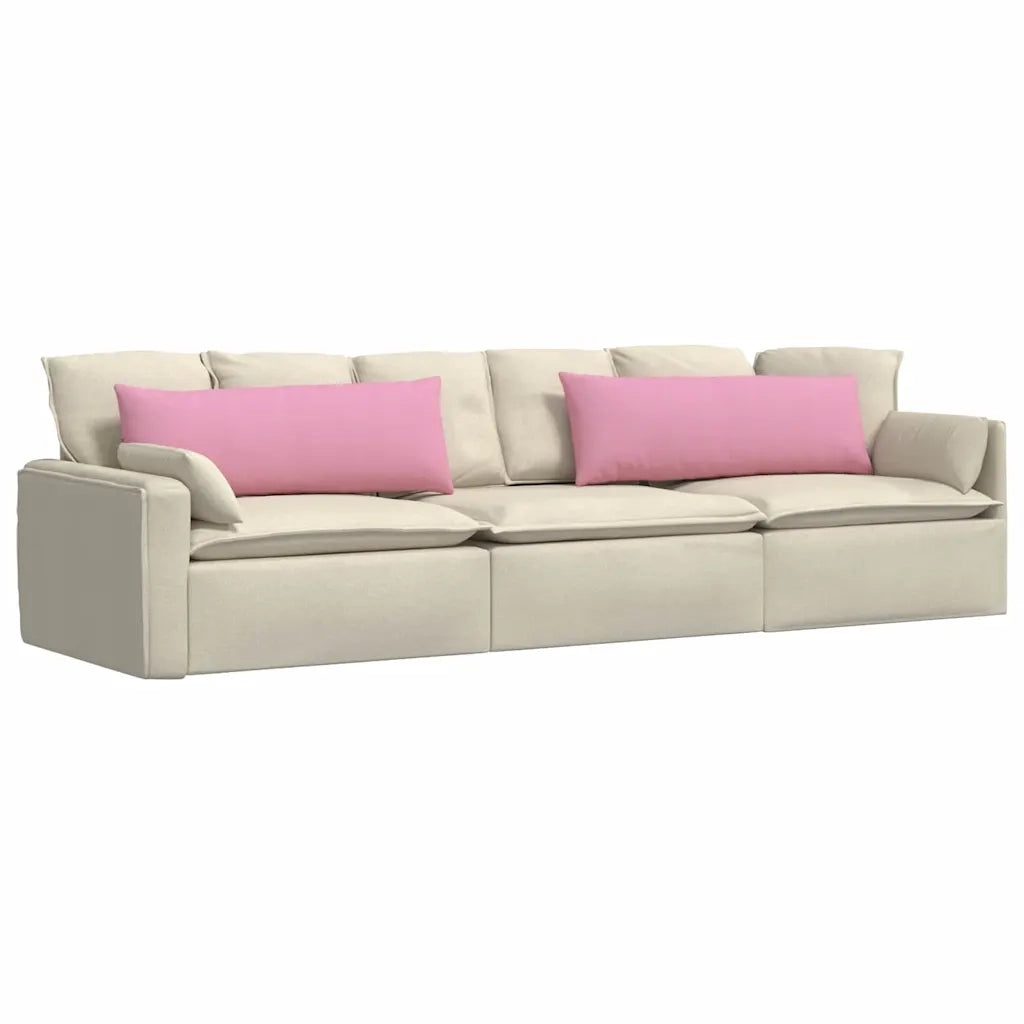 Cuscini da Divano 2 pcs Rosa 120 x 40 cm Tessuto 42013797