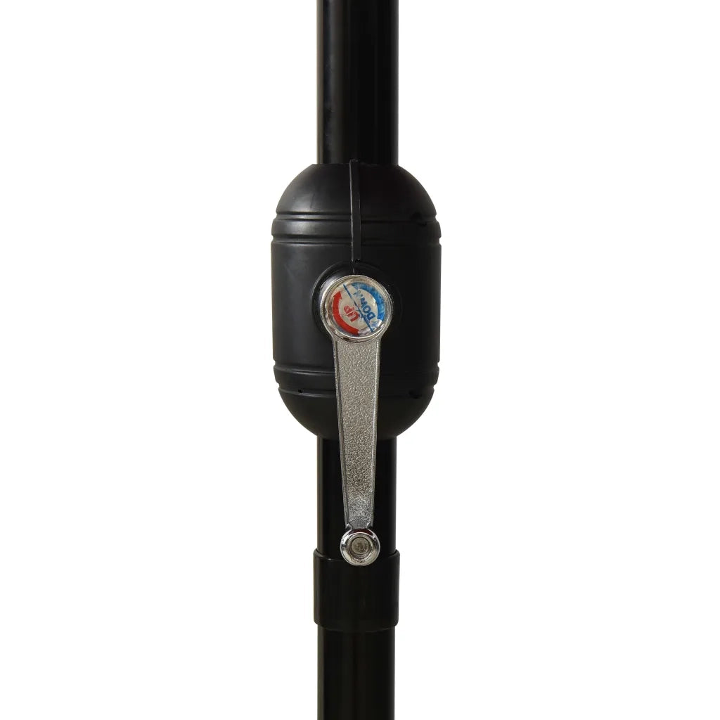 Ombrellone a 3 Livelli con Palo in Alluminio Antracite 3 m 313870