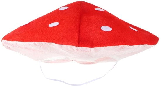 Cappello da Festa Carrello di Funghi - Cappelli da Festa - Copricapo - Compleanno - Cosplay - Tela di Comfort - Cappello a Forma di Funghi