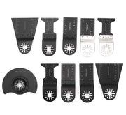 Oscillanti Lame da Taglio Universali per Metallo, Legno e Plastica - Set da 10 Pezzi