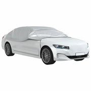 Mezza Copertura Auto con Ganci Argento XL PEVA CFW9197199