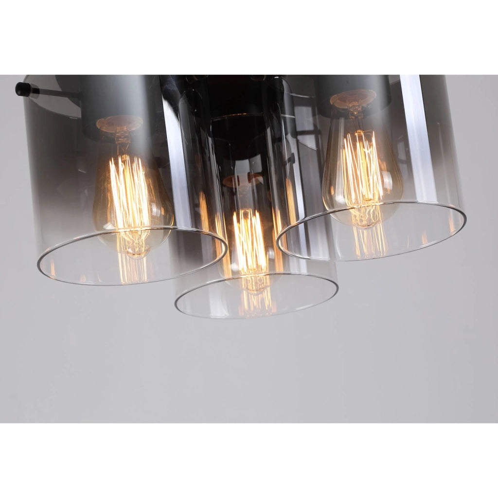 Svezia 3LT Flush - Nero opaco e vetro fumé