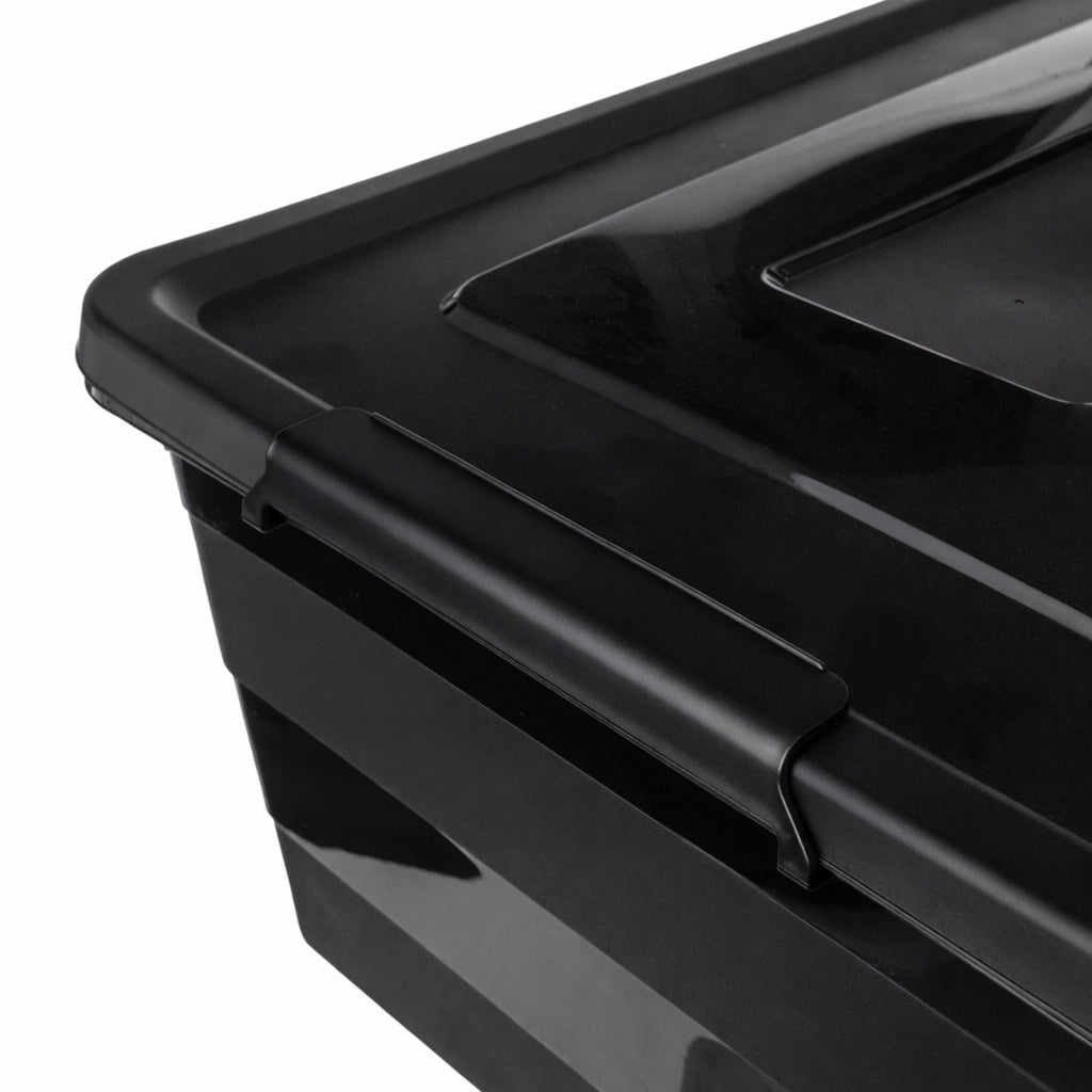 KADAX Contenitore per giocattoli in plastica da 28 litri con coperchio