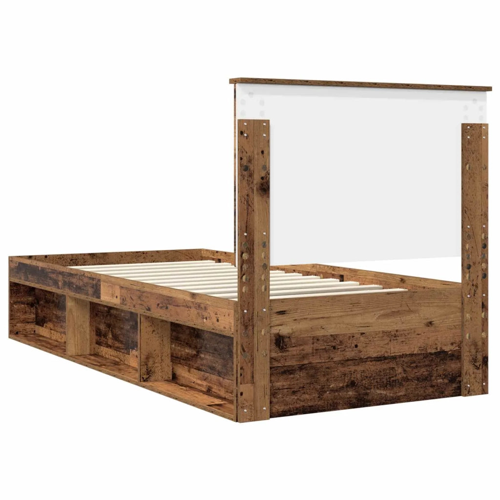 Struttura del letto Legno vecchio 90 x 190 cm Pino massello 3411071