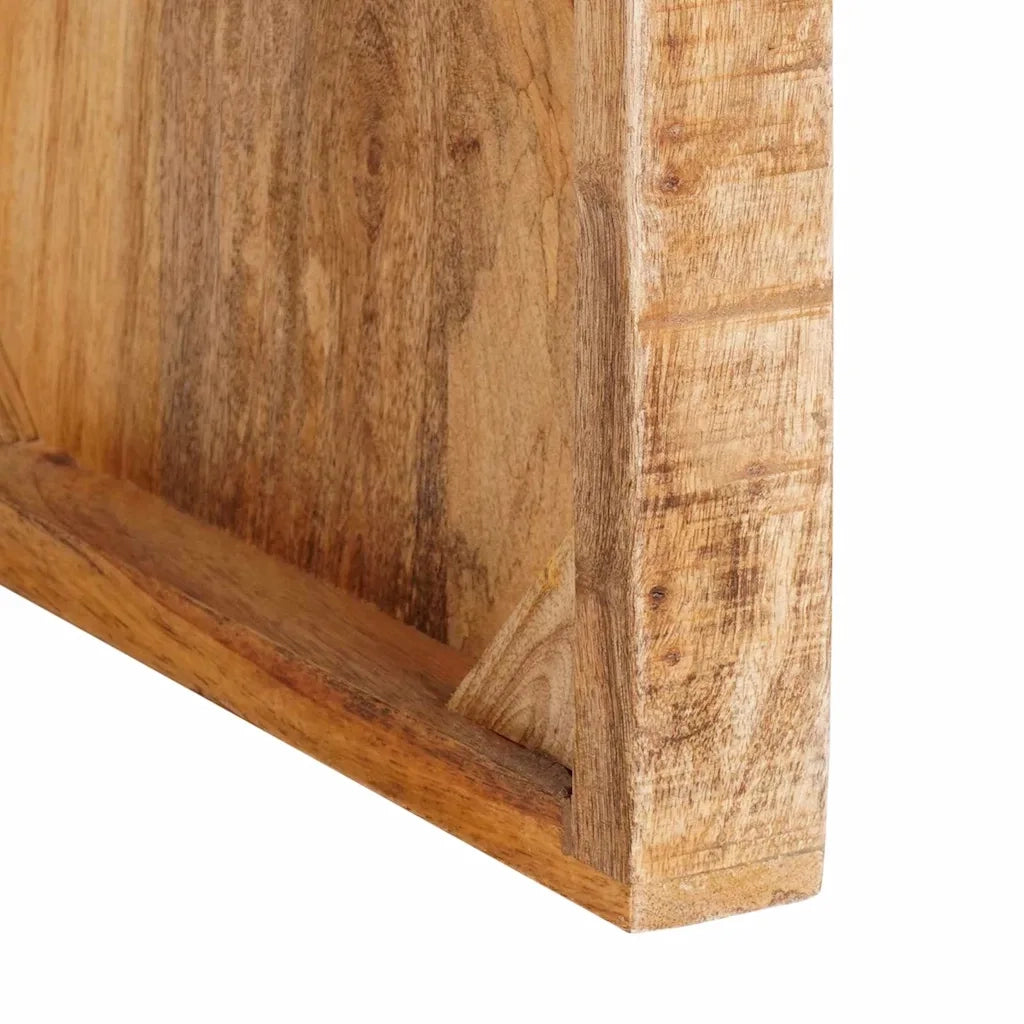 Tavolino-Tavolino da soggiorno-Tavolo Marrone 60 x 35 x 45 cm legno massello di mango