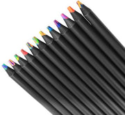 Set di 12 Pastelli Colorati per Bambini con Tema Arcobaleno