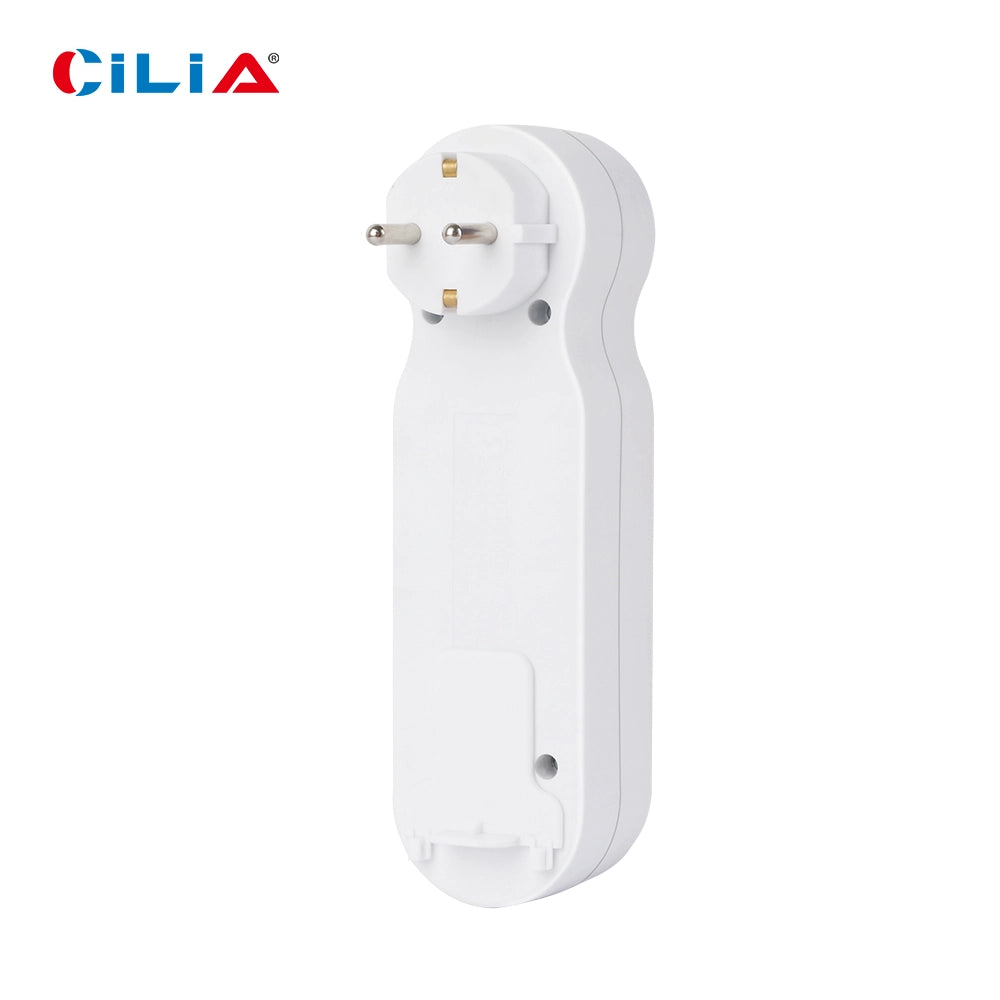 Ciabatta Multipresa con Interruttore ¨C zephmum ¨C 3 Prese, Protezione Bambini, Bianco