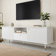 TV-Schrank bianco in MDF lunghezza 170 cm