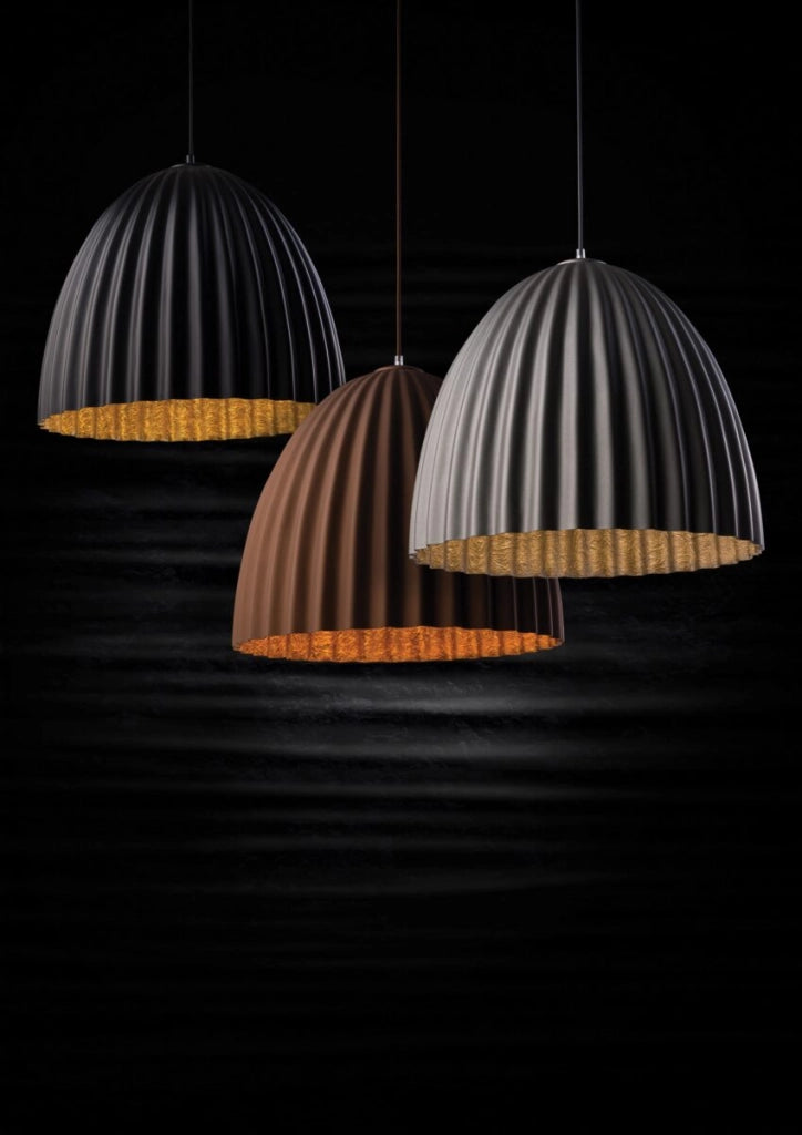 Lampada a sospensione Telma bronzo/rame Ø50 E27 Sigma