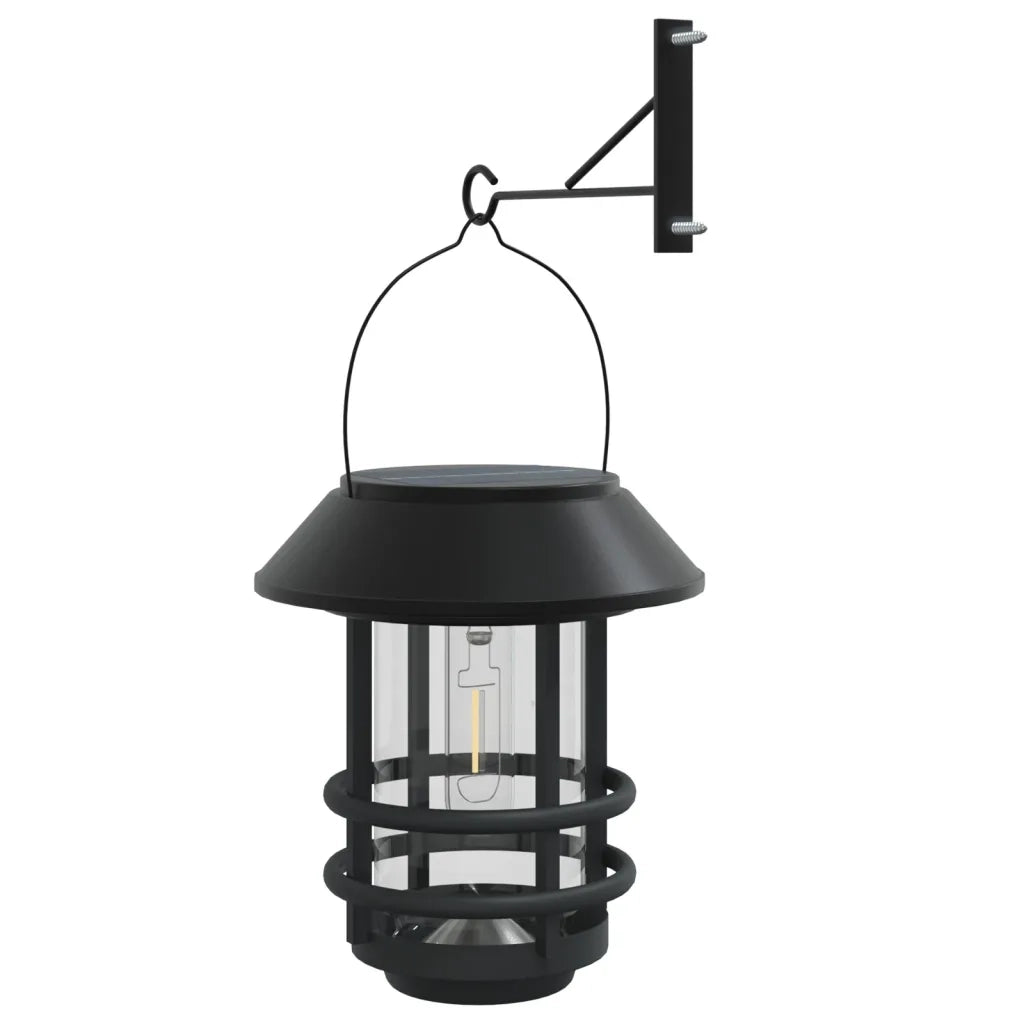 Lanterne Solari da Parete per Esterni 4 pz Bianche 4008188
