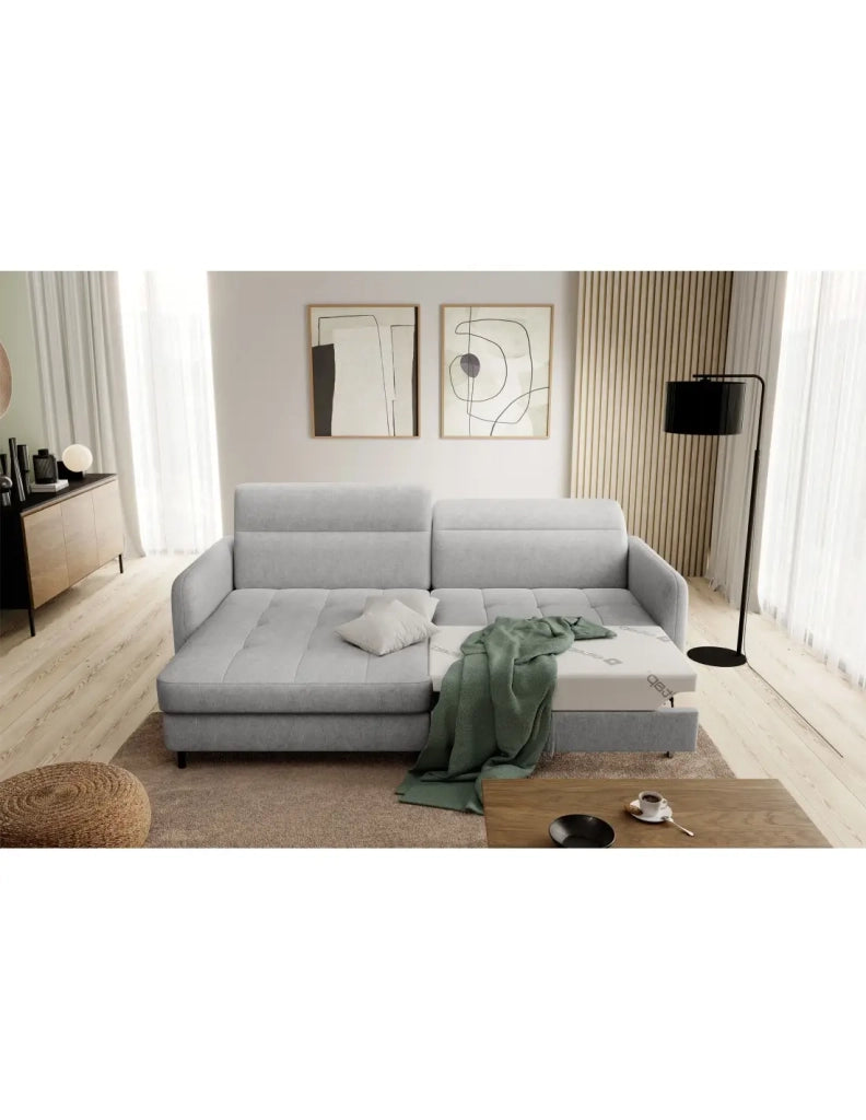Divano ad angolo collezione GOUMSI colore Grigio chiaro