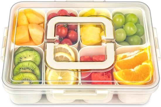 Borsa per snack con contenitori per viaggi - Snack salutari - Borsa per pranzo pratica