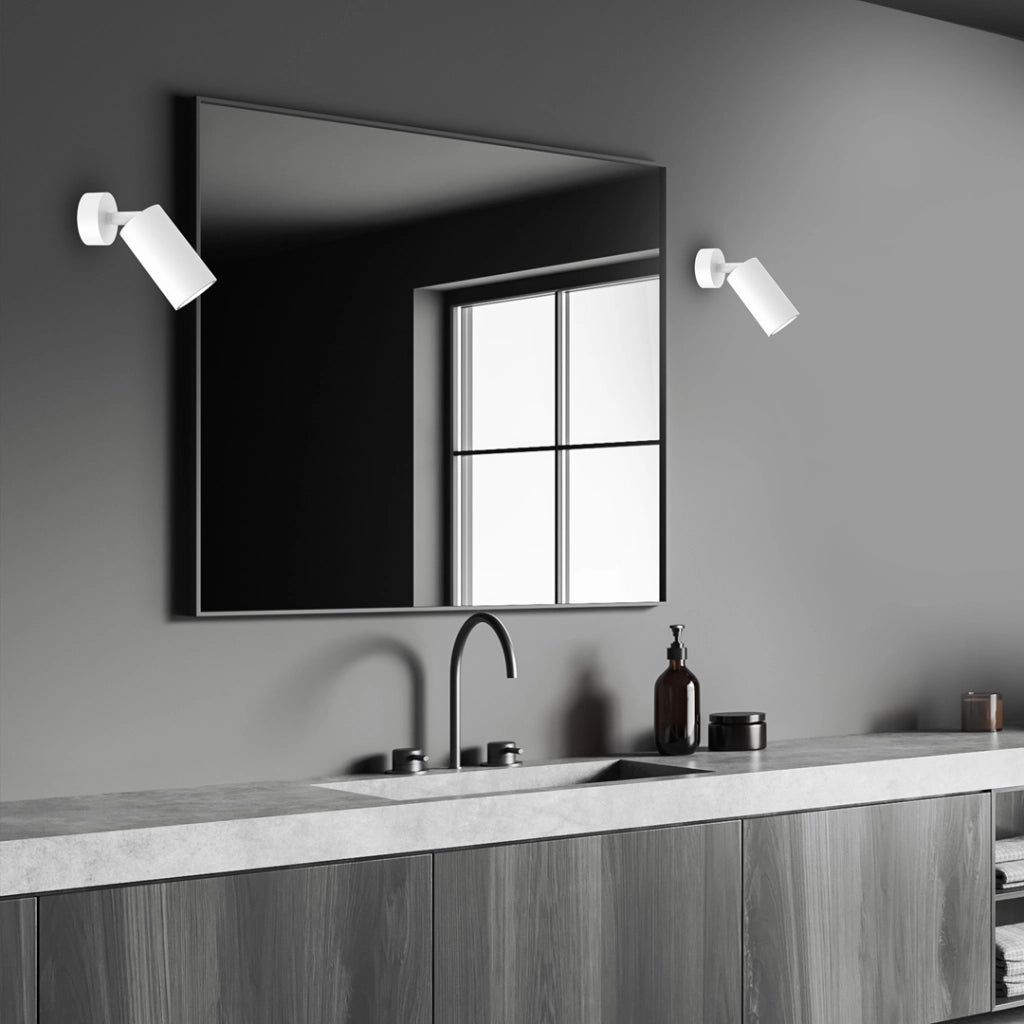 Applique Hudson bianca GU10 1 luce Milagro MLP8801