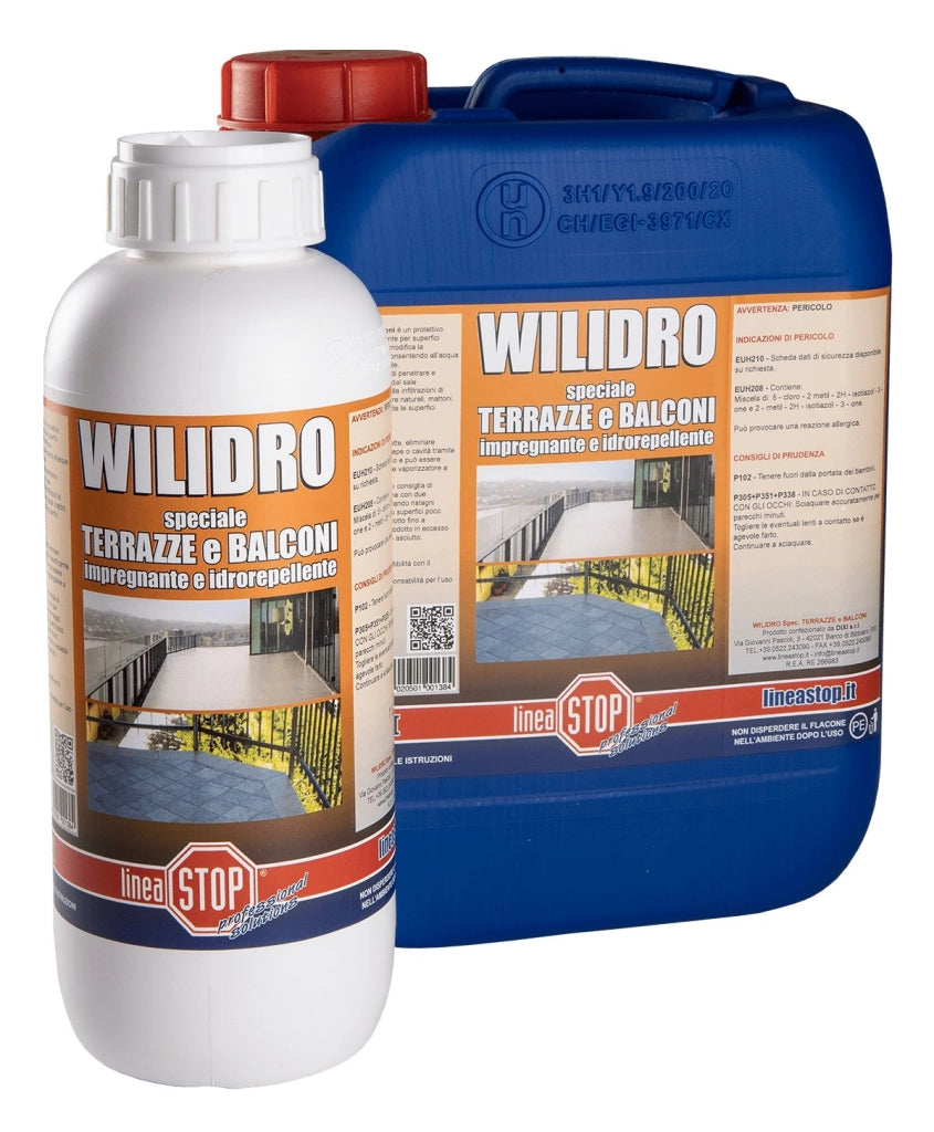 IMPERMEABILIZZANTE PER BALCONI E TERRAZZE 'WILIDRO' 2,5 lt - DIXI