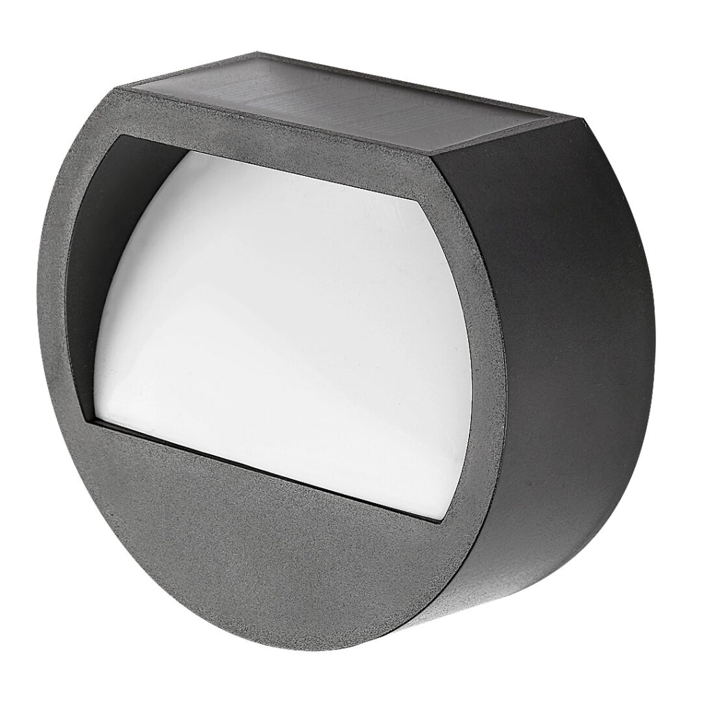 Applique esterna solare LED Narmada nera IP44 Rabalux