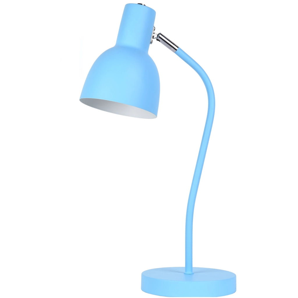 Lampada da scrivania Polux MIMI blu E27 metallo 50cm