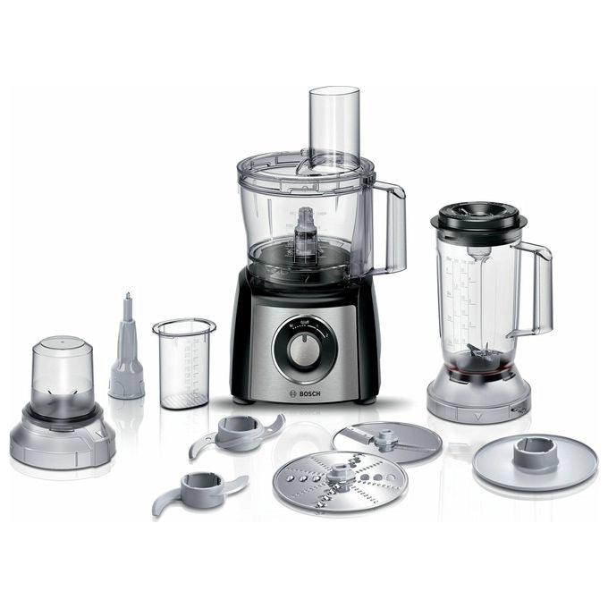 Bosch MCM3501M Food processor MultiTalent 3 800 W Nero, Inox spazzolato