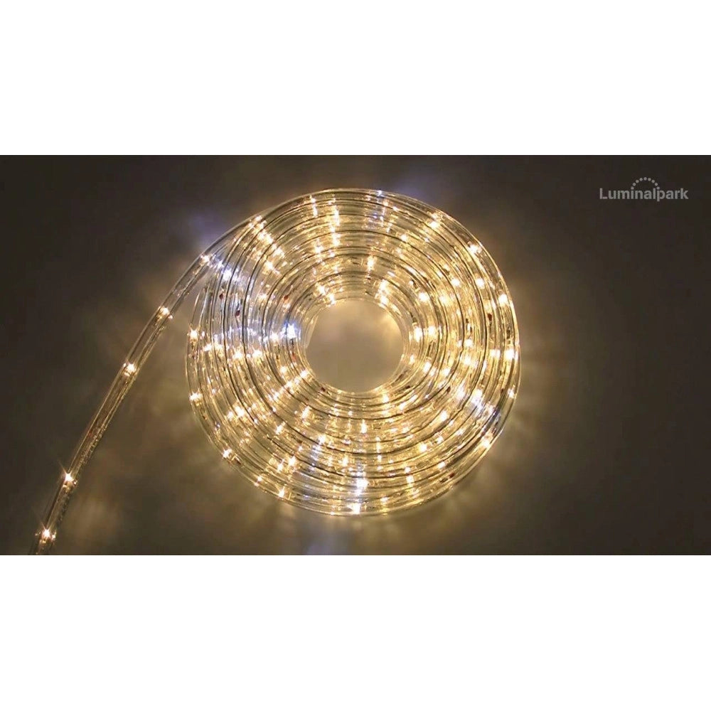 Trade Shop - Tubo Luminoso A Led 360 Luci Bianco Caldo 20 Metri Per Uso Esterno + Controller -