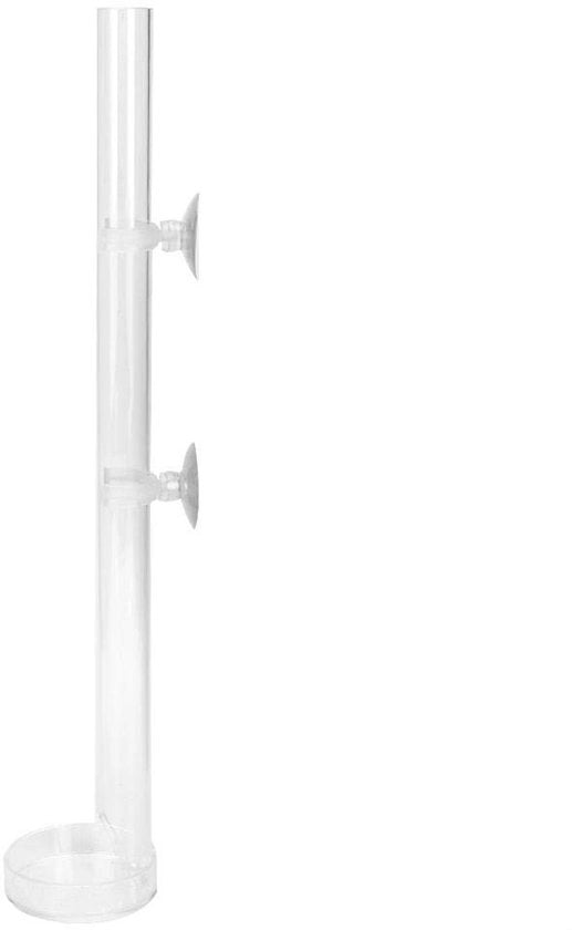 Alimentatore per gamberetti - vetrina in acciaio inox - trasparente - acquario - alimentatore per gamberetti - tubo alimentare per acquario (32 cm) - acquistabile online.
