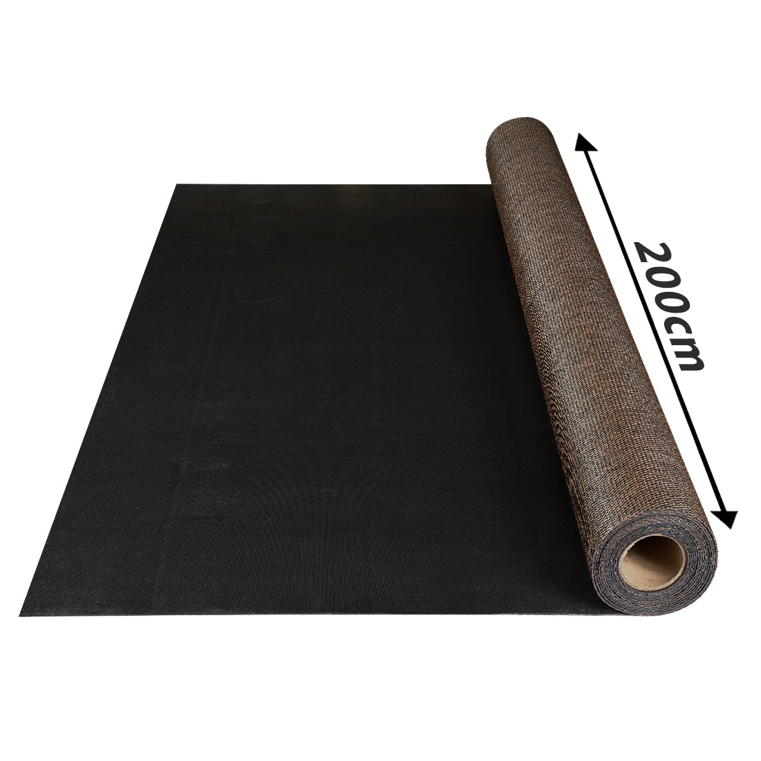 Tappeto vinilico di alta qualità marrone scuro 200x250