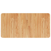 Piano Bagno Marrone Chiaro 80x40x1,5cm Legno Massello Trattato CFW5117028
