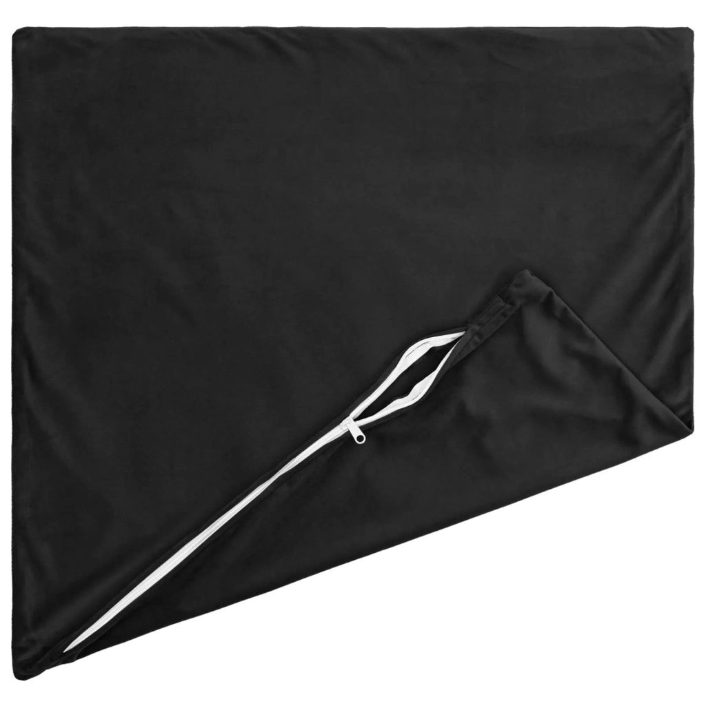 Cuscino con cuscino HEERLEN 2 pz Nero Velluto 928030