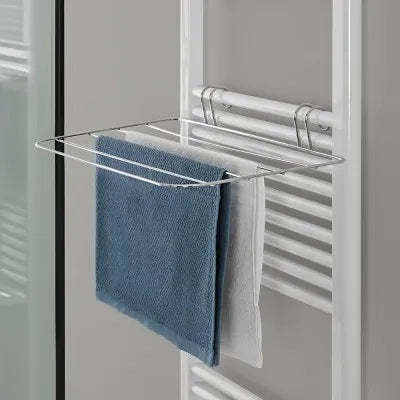 Stendibiancheria universale per termoarredo in acciaio cromo 51x28