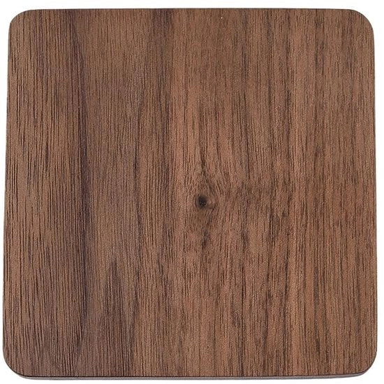 Sostegno in legno termoresistente, 8,9 cm, quadrato, nero, noce, contenitore, isolato termicamente, piano, protezione da calore, mat di servizio, cuscino, tavola