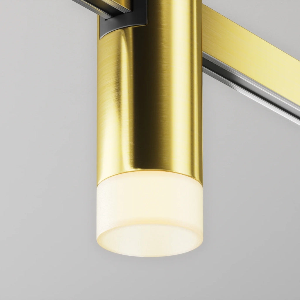 Maytoni Lampada Da Binario Flarity Skim 1 Luce LED Integrato Ottone Alluminio
