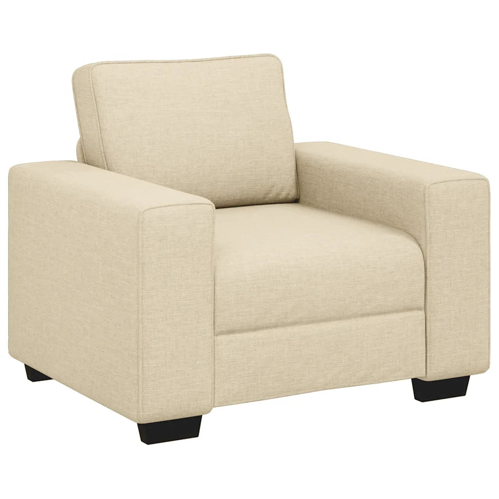 Poltrona Crema 100x77x82 cm in Tessuto 4105153