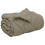 Piumone | Duvet Invernale Grigio chiaro 135 x 220 cm Microfibra