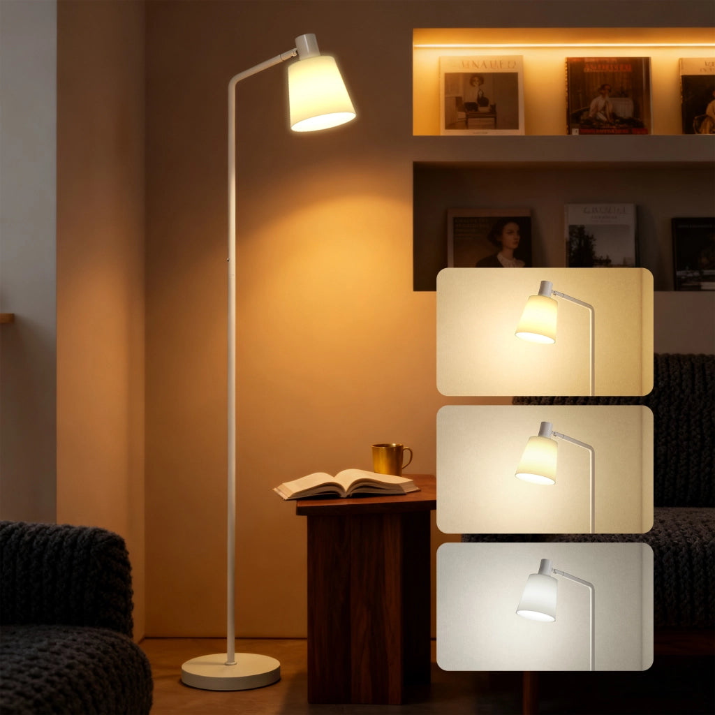 Lampada da Terra LED Dimmerabile ¨C Xylo ¨C 3 Temperature Colore 3000K-6500K Bianco E27