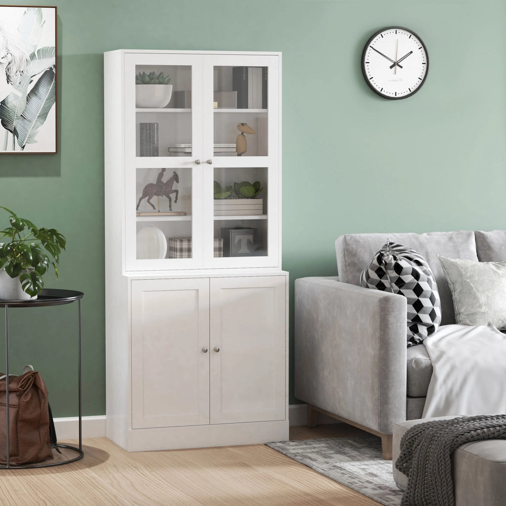 Libreria Scaffale ¨C Minimal ¨C Bianco 76x40x178.5