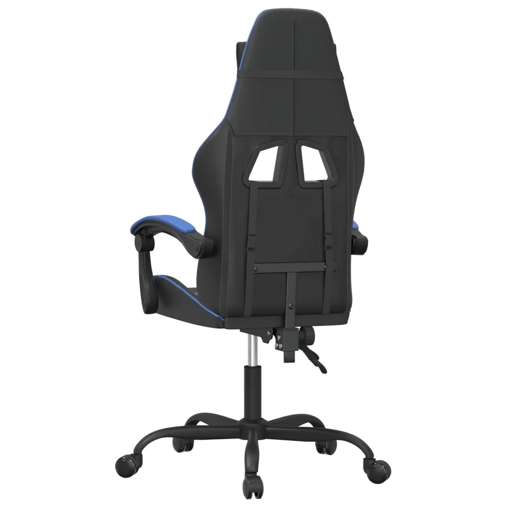 Sedia da Gaming Nera e Blu in Similpelle 3143842