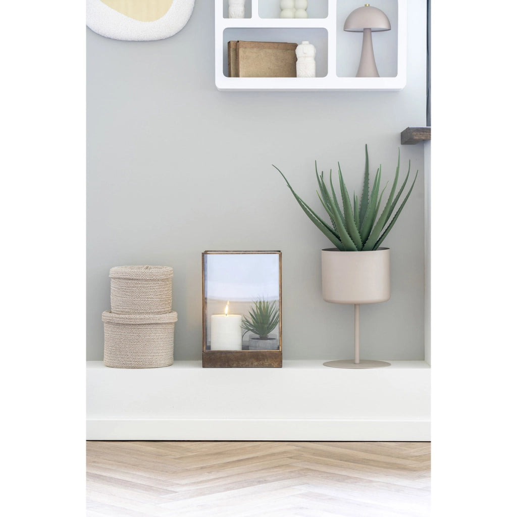 Pianta Artificiale Aloe, Verde, Plastica PE, 30,5x30,5x51 cm