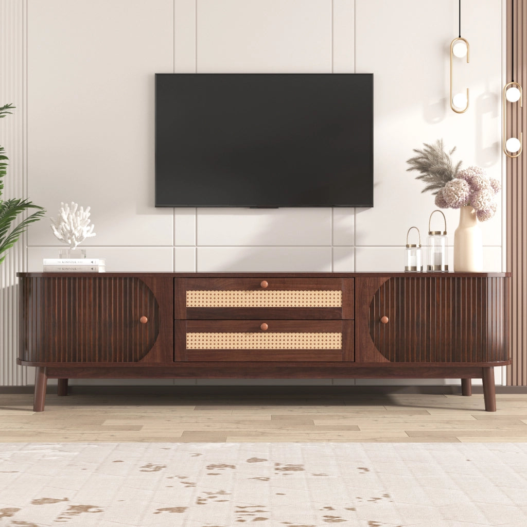 TV-Schrank Naturfarben MDF 170 cm