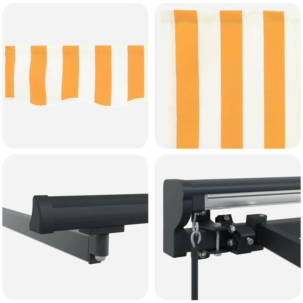 Cornice per Tenda Manuale con LED 4,5 × 3 m 3420878
