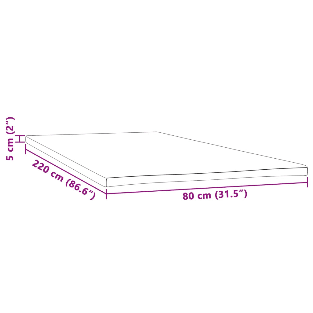 Coprimaterasso-Fodera per Materasso 80x220x5 cm