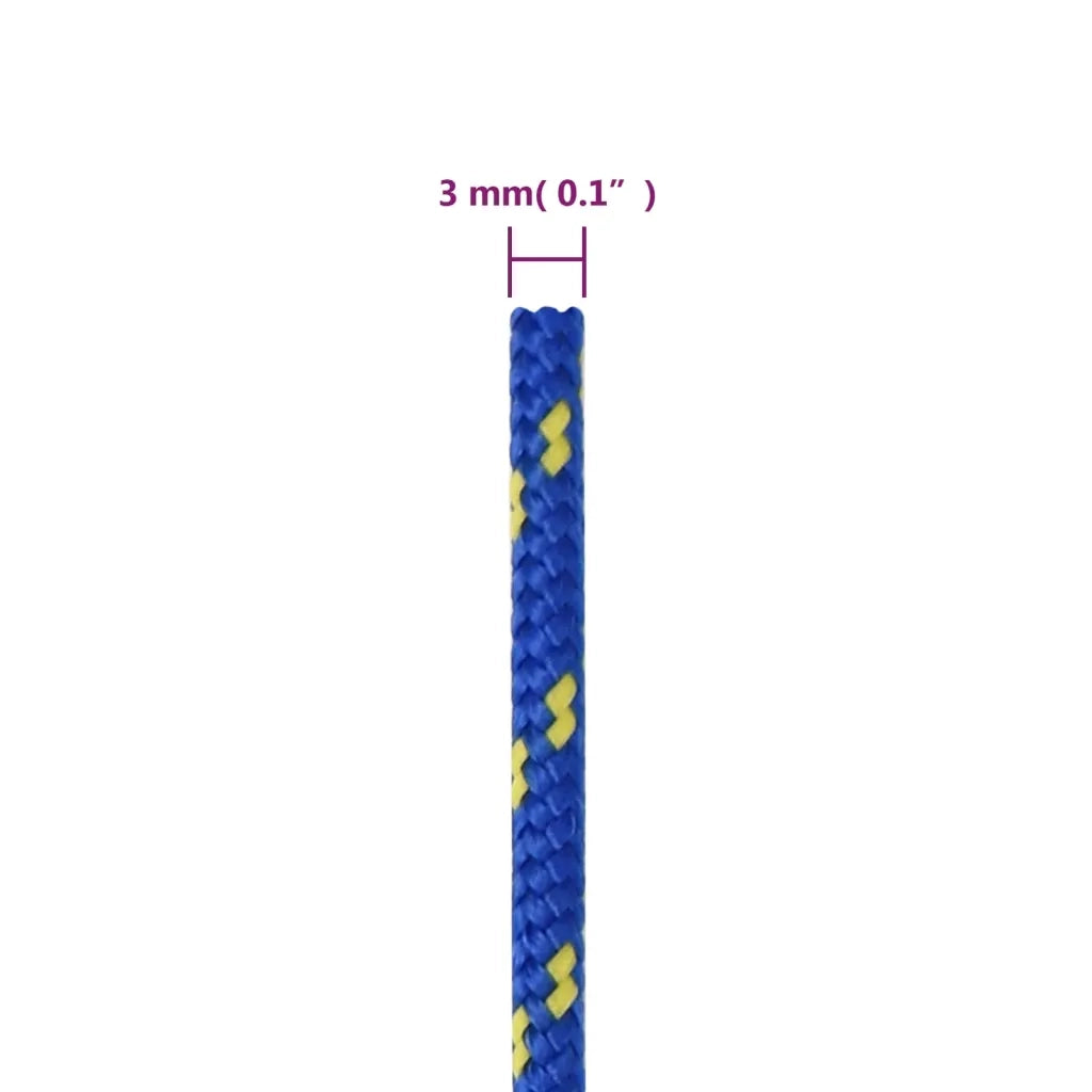 Corda per barca Blu 3 mm 25 m in Polipropilene 152428