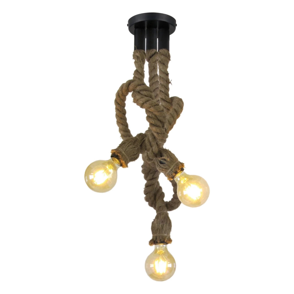 LÚZETE - LAMPADA DA BARCA A CORDA A 3 LUCI