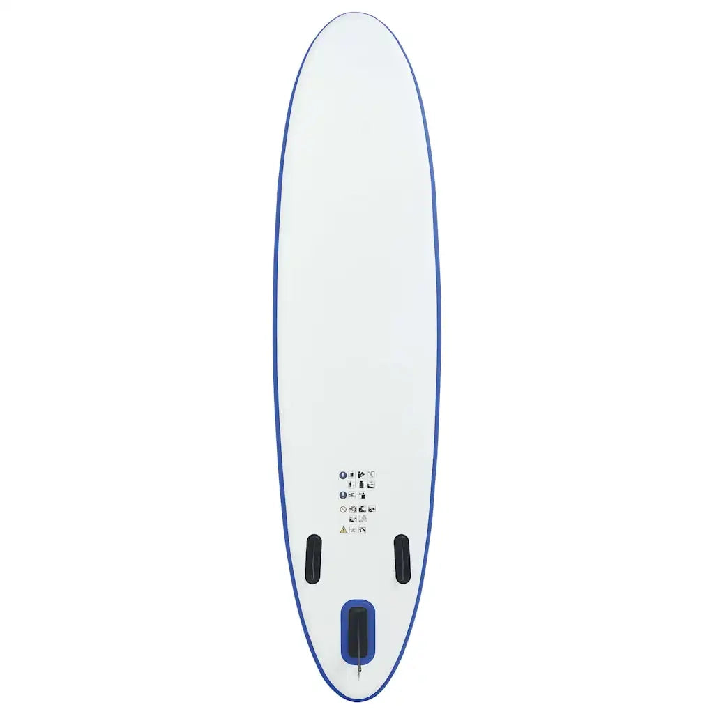 Set Tavola da SUP e Surf Gonfiabile Blu e Bianco 90633