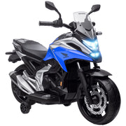 Moto elettrica per bambini ¨C Minimal ¨C blu con luci e musica
