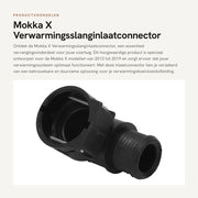 Connettore di scarico di riscaldamento per sostituzione - Tubo di fluido di raffreddamento - Gomma di alta qualità - Duraturo - Resistente a elevate temperature - Per Mokka X 2013-2019 - Codice 96958300