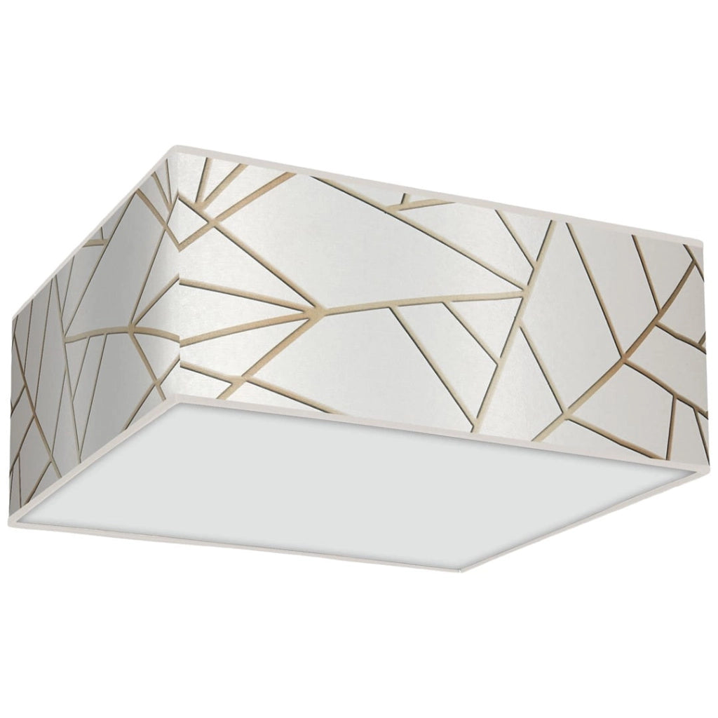 Plafoniera soffitto Milagro Ziggy bianca 50cm 3xE27