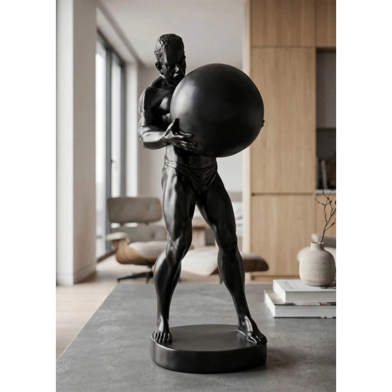 Statuetta Atlas cm 18,5x20,5x43,5