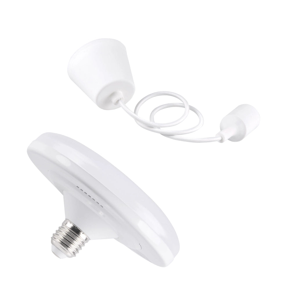 Sospensione KIKI bianca E27 con LED 10W 3000K Polux