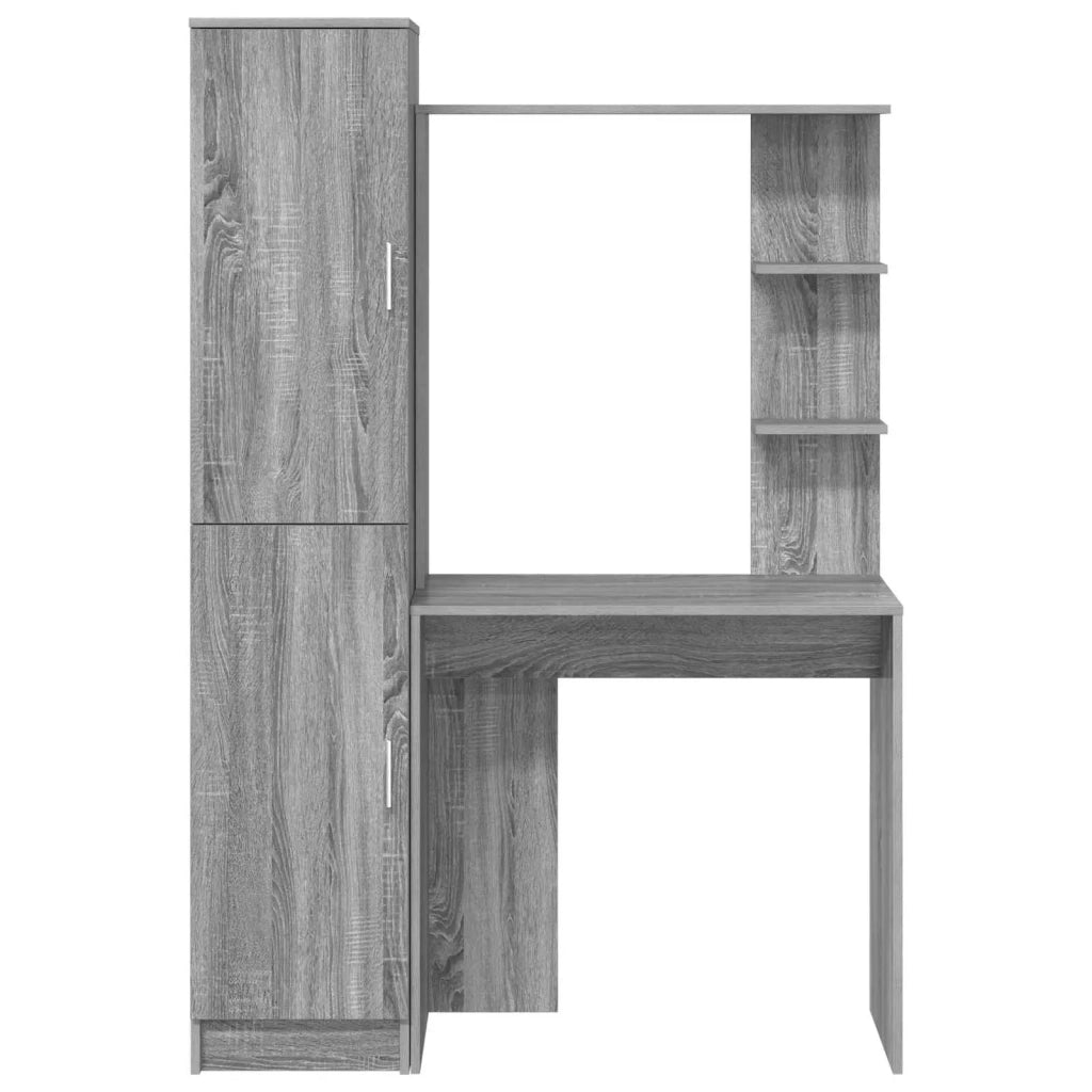 Scrivania 2 pcs Grigio Sonoma 3337286