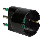 ADATTATORE SCHUKO GARANTI - NERO 2P+T 16A- 10 pezzi
